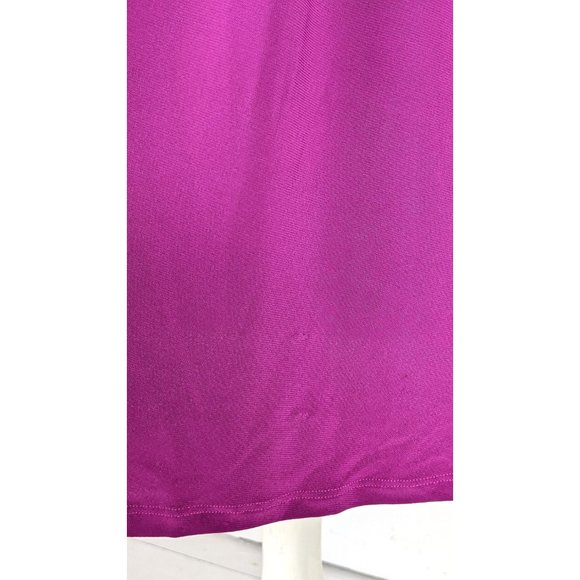 Essentials by ABS magenta stretch jersey sleeveless baby doll dress - Picture 7 of 7